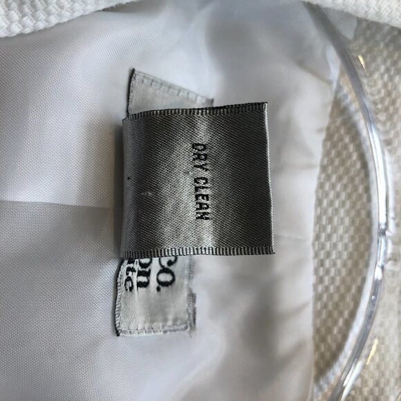 Style & Co Vintage White 90s Suit Blazer Jacket Size 6P - Picture 5 of 6